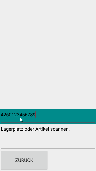 Nummer wurde im MDE-Dalog ergänzt