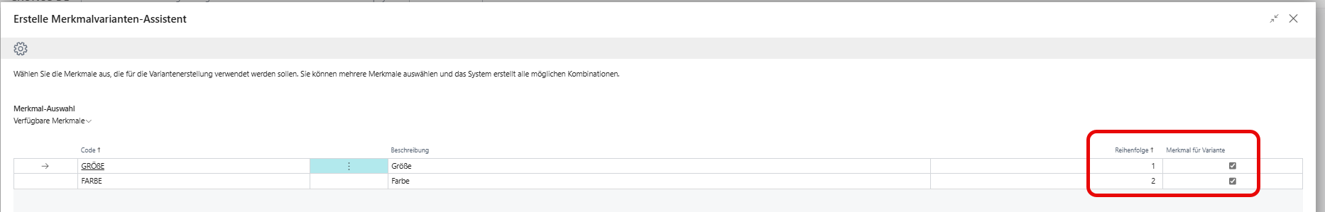 Assistenz-Übersicht