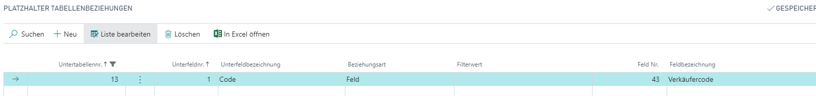 Platzhalterkarte mit Beispielen
