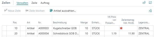 Feldprüfung Auftrag Prüfungsergebnisse