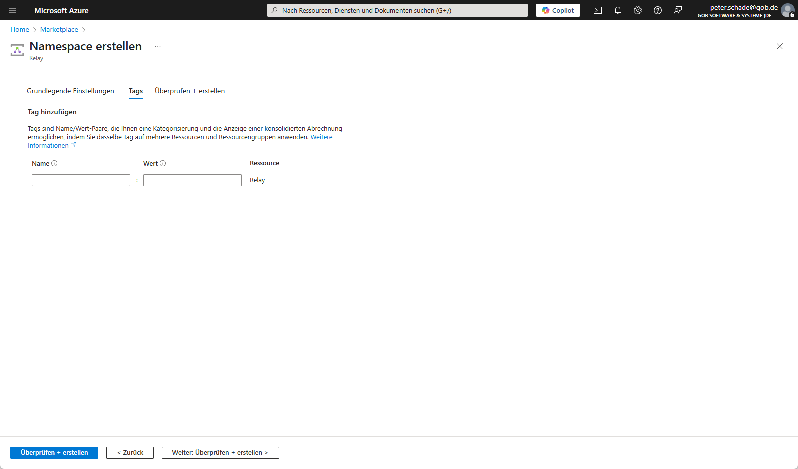 Namespace überspringen