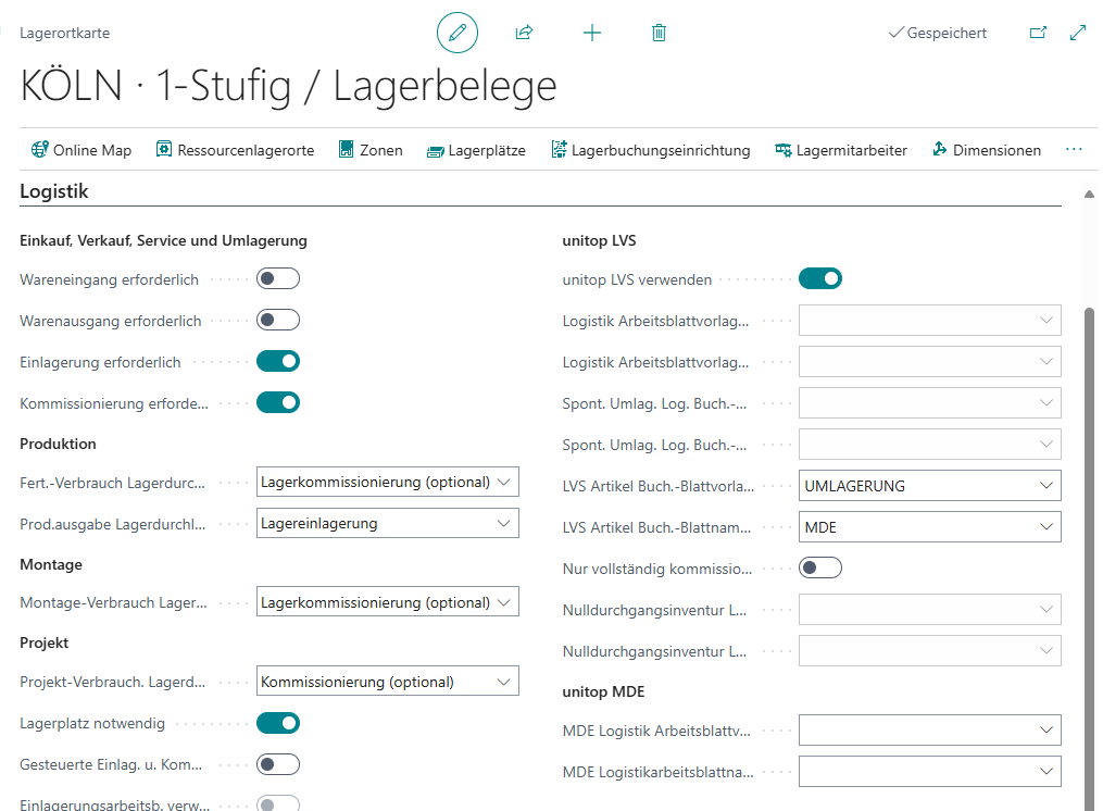 Verkaufsauftrag mit Zugriff auf Artikelverfolgungszeilen über Verknüpfte Informationen