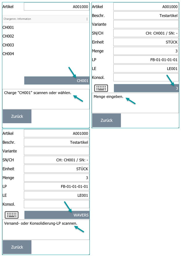 Testfall Alle Scans aktiviert - Schritt 2