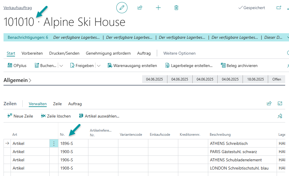 Verkaufsauftrag Alpine Ski House