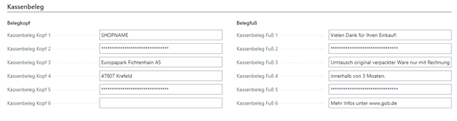 Kassenbeleg