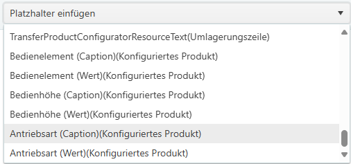 Platzhaltertext einfügen