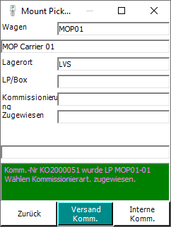 MDE-Anwendung: Fertigstellung des Rüstprozesses