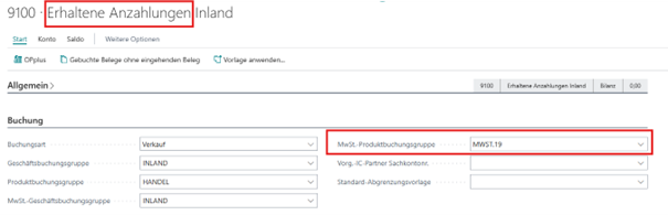 Erhaltene Anzahlungen